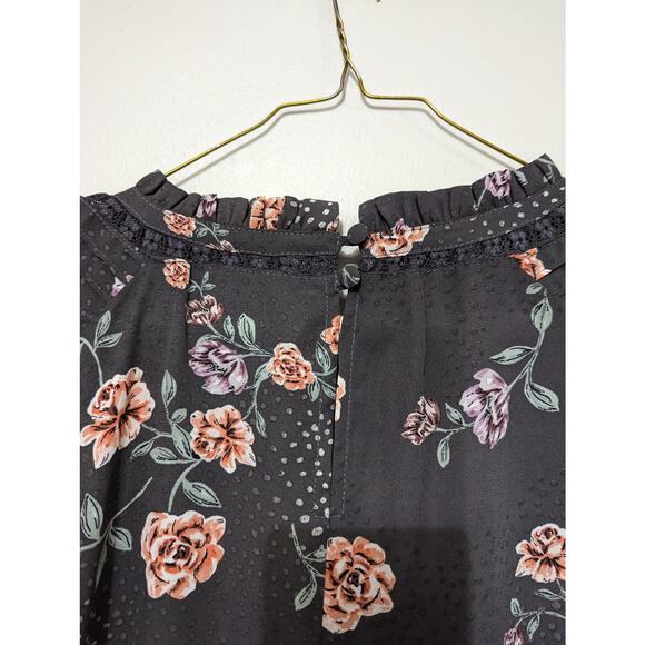 Women's Torrid NWT size 3 grey floral dress top - Picture 5 of 5